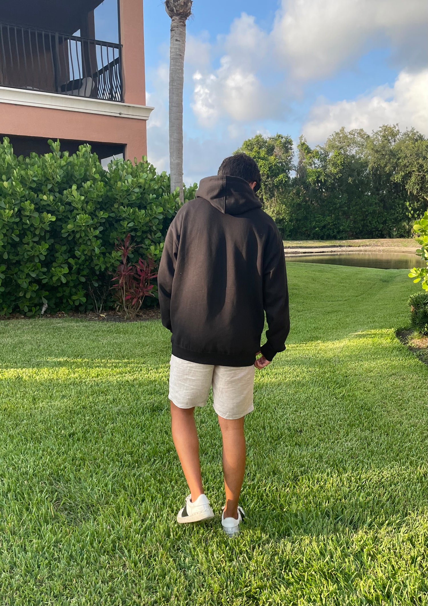 Apolo Black Heavyweight Hoodie used in Bradenton, Florida