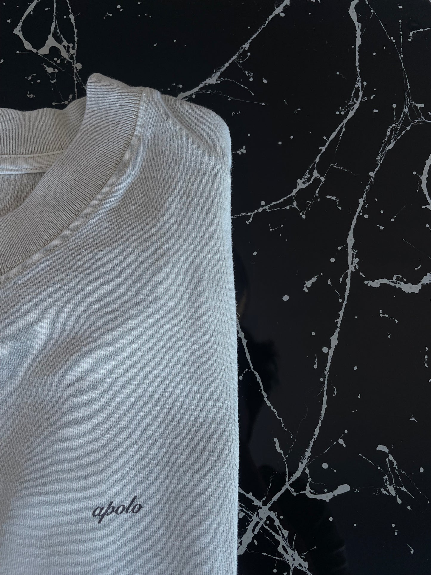 WASHED WHITE STARS SHIRT