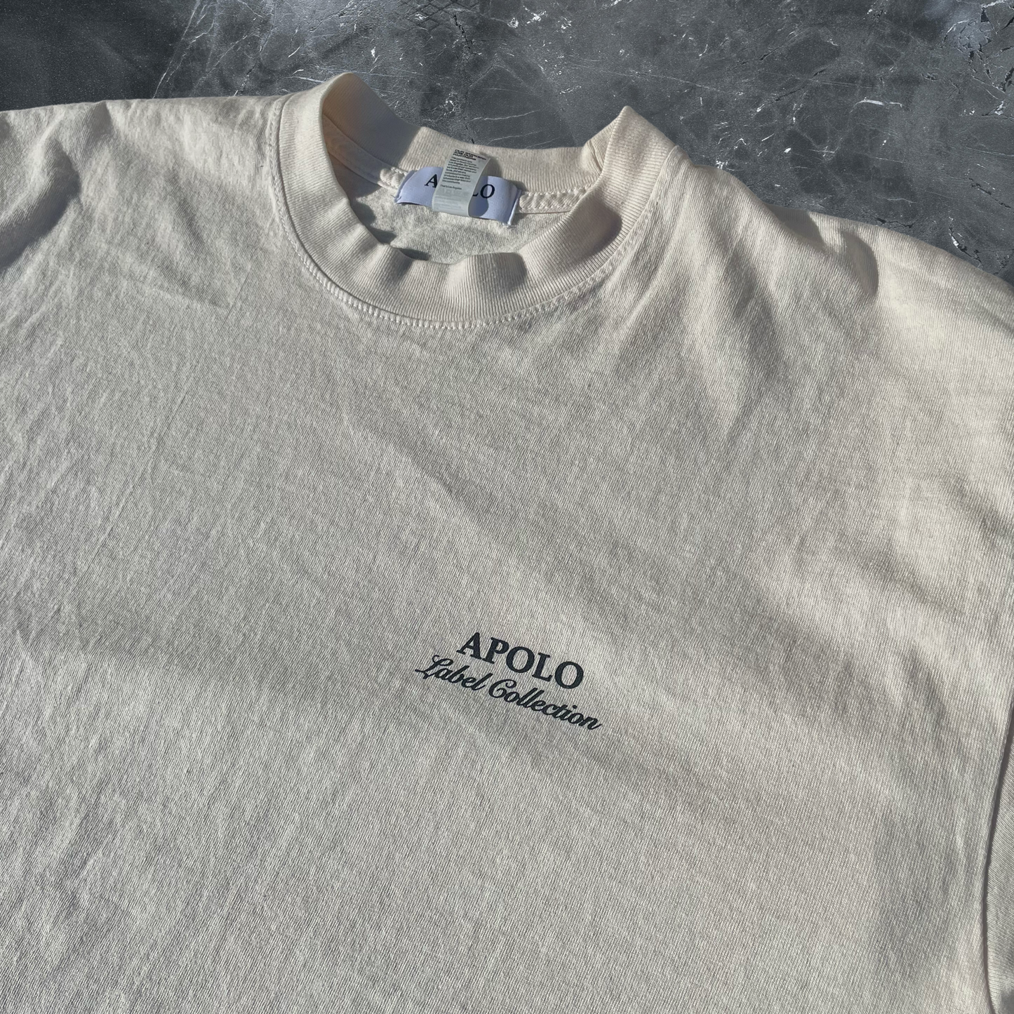 CREAM LABEL SHIRT