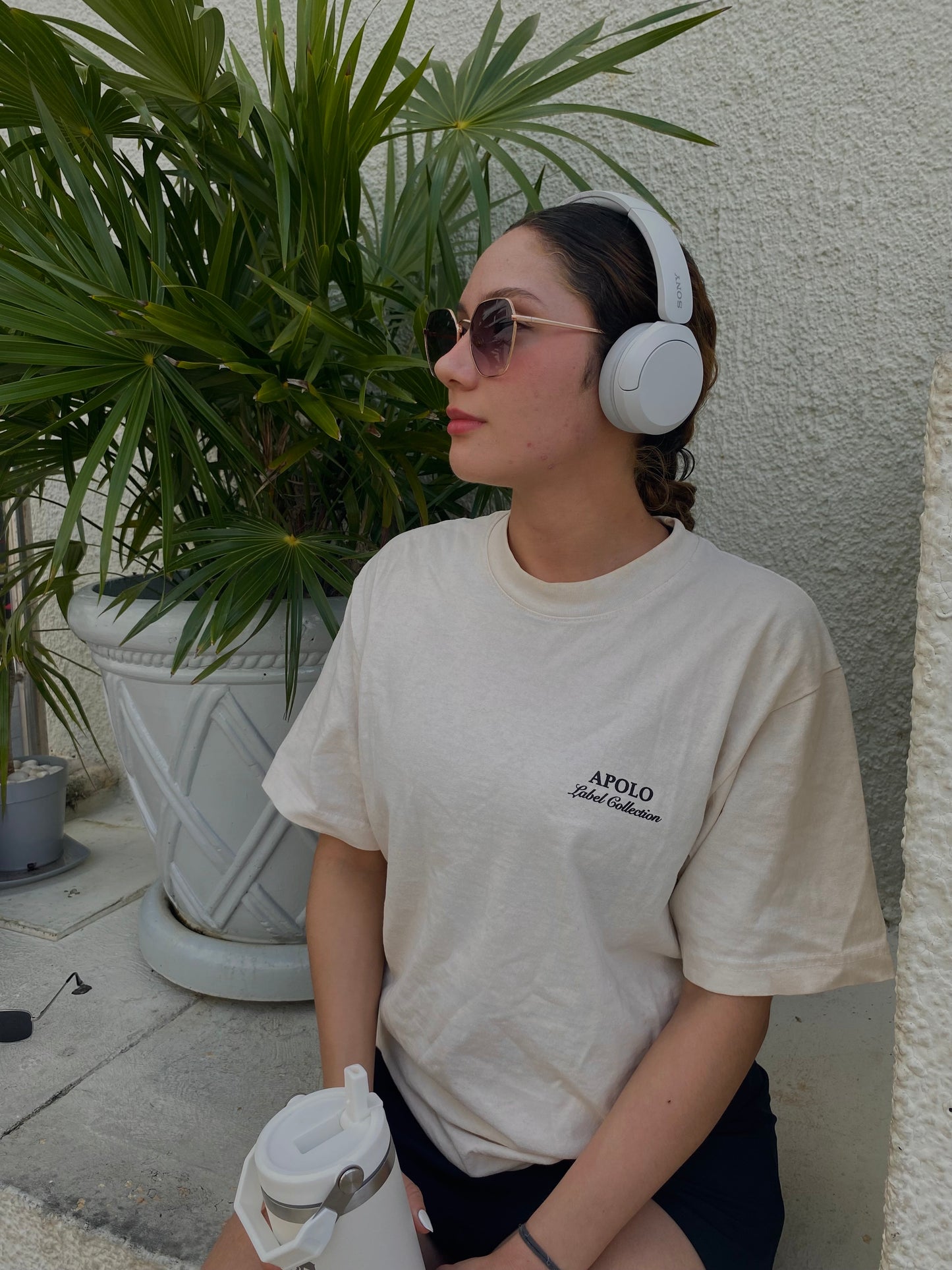 CREAM LABEL SHIRT